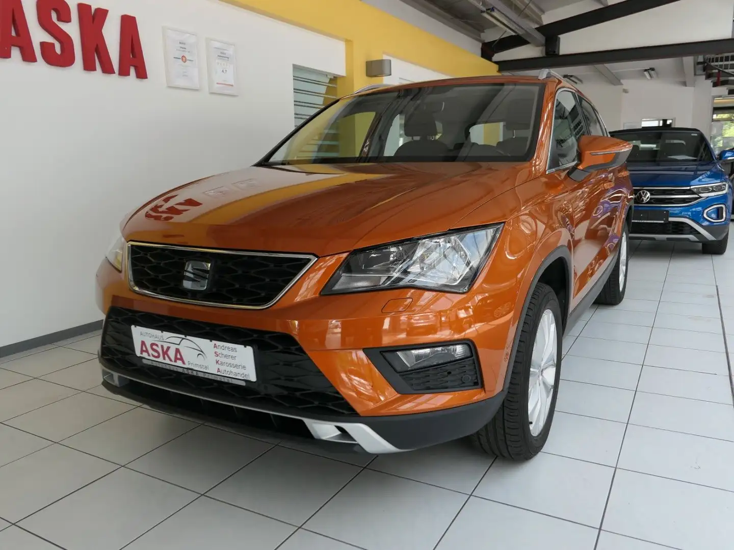 SEAT Ateca Style *NAVI*LM*Parkassist*Rückfahrkam. Orange - 1