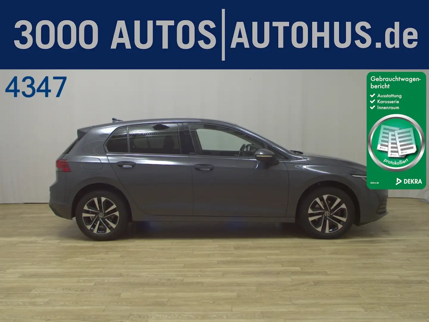 Volkswagen Golf -8 1.0 TSI United Navi DC RfK LED Shz Grau - 1