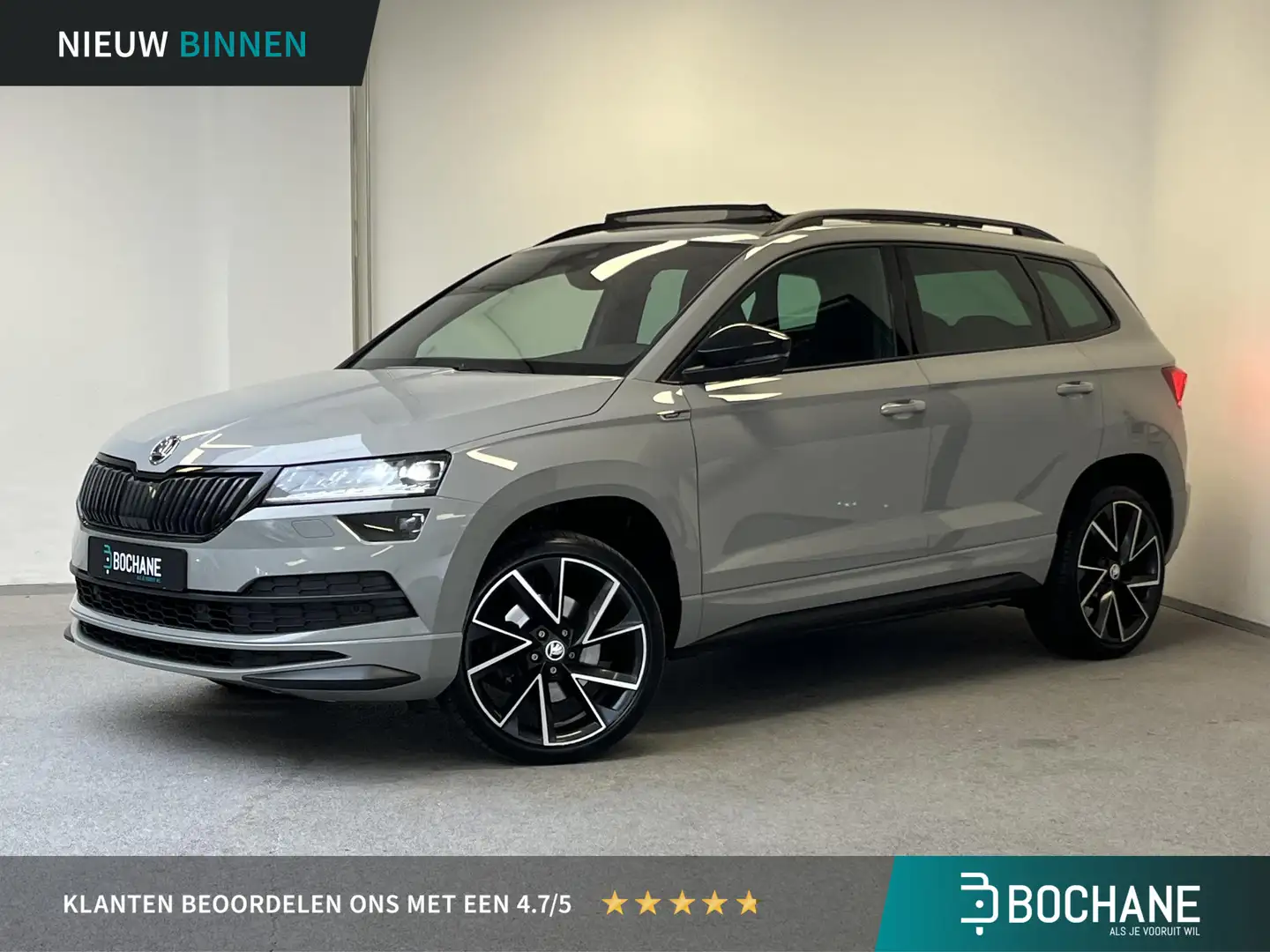 Skoda Karoq 1.5 TSI ACT Sportline | 1e-EIG. | PANO | CAMERA | Grijs - 1