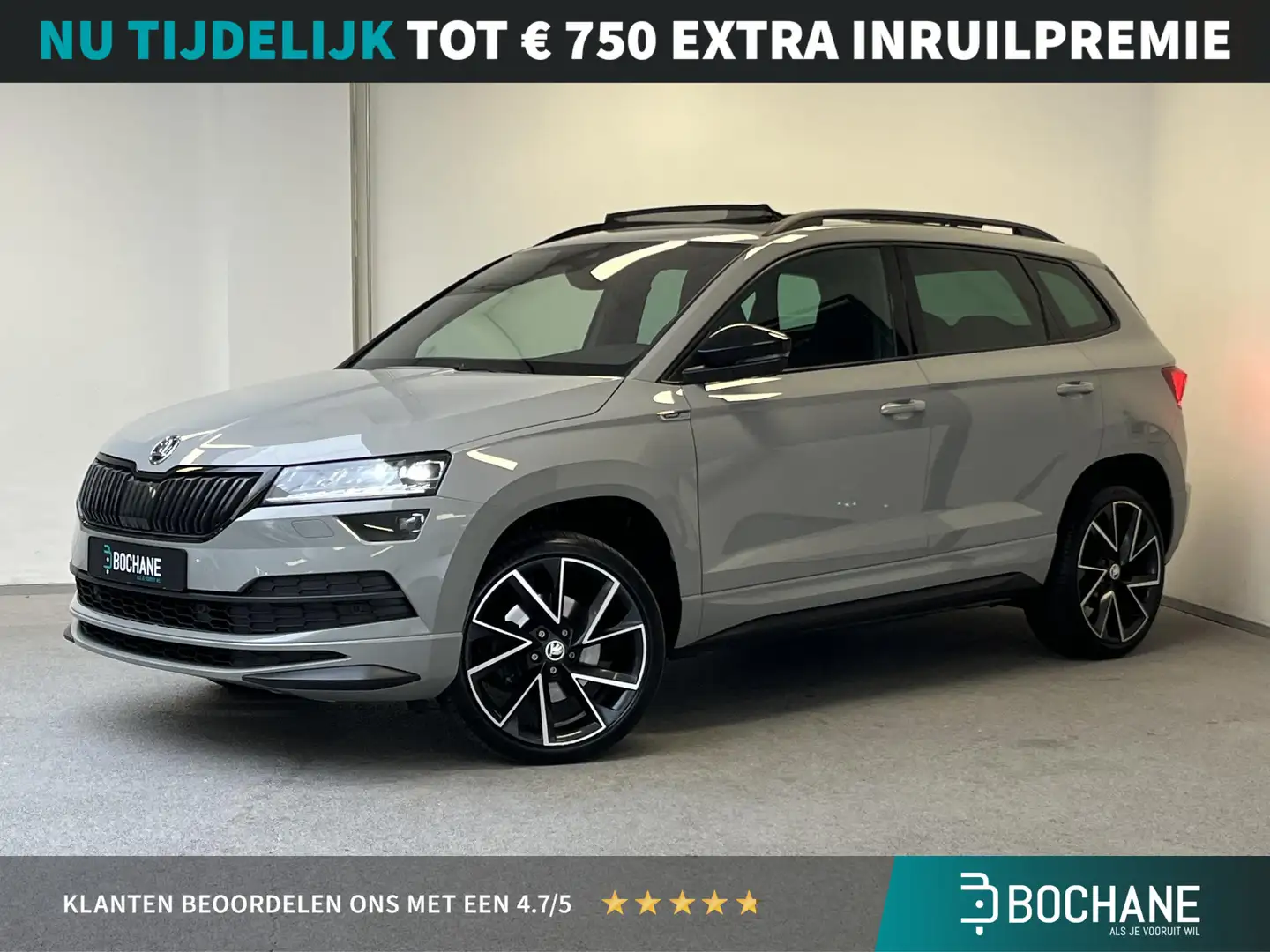 Skoda Karoq 1.5 TSI ACT Sportline | 1e-EIG. | PANO | CAMERA | Grau - 1