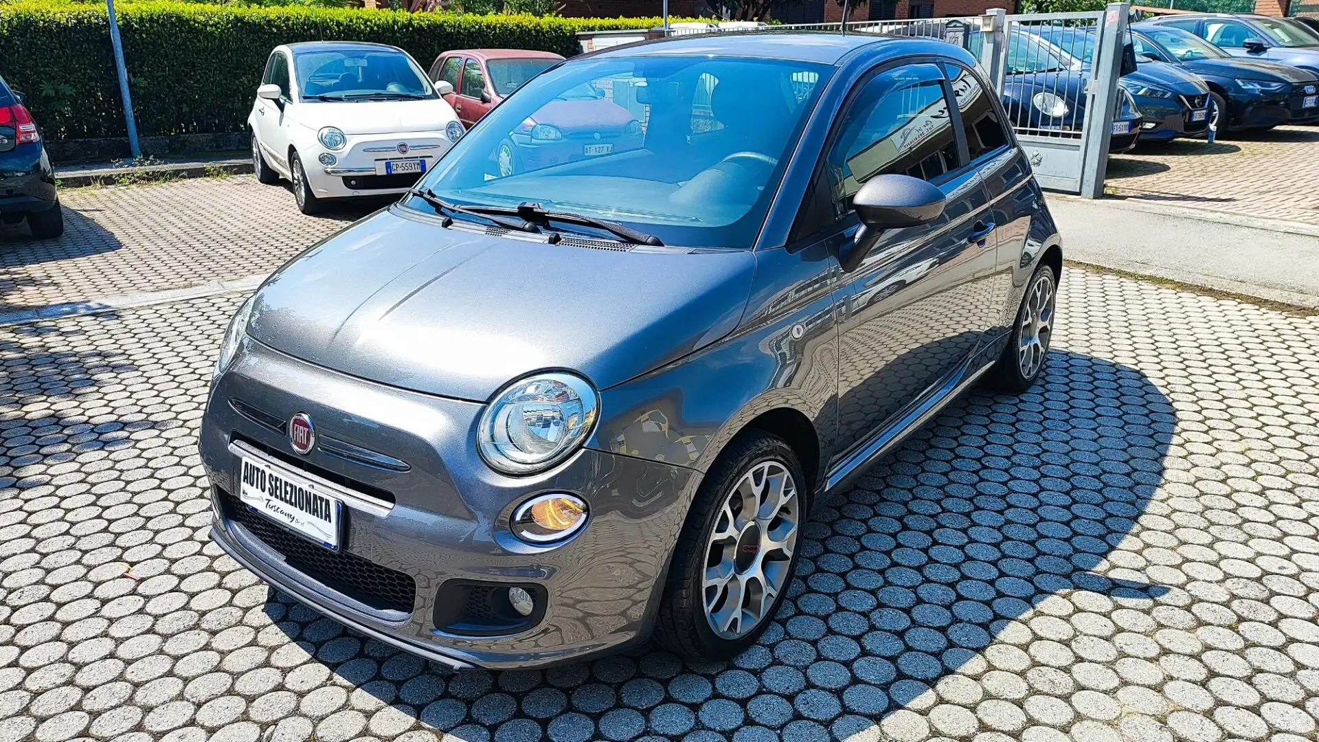 Fiat 500 1.2 sport Argent - 1
