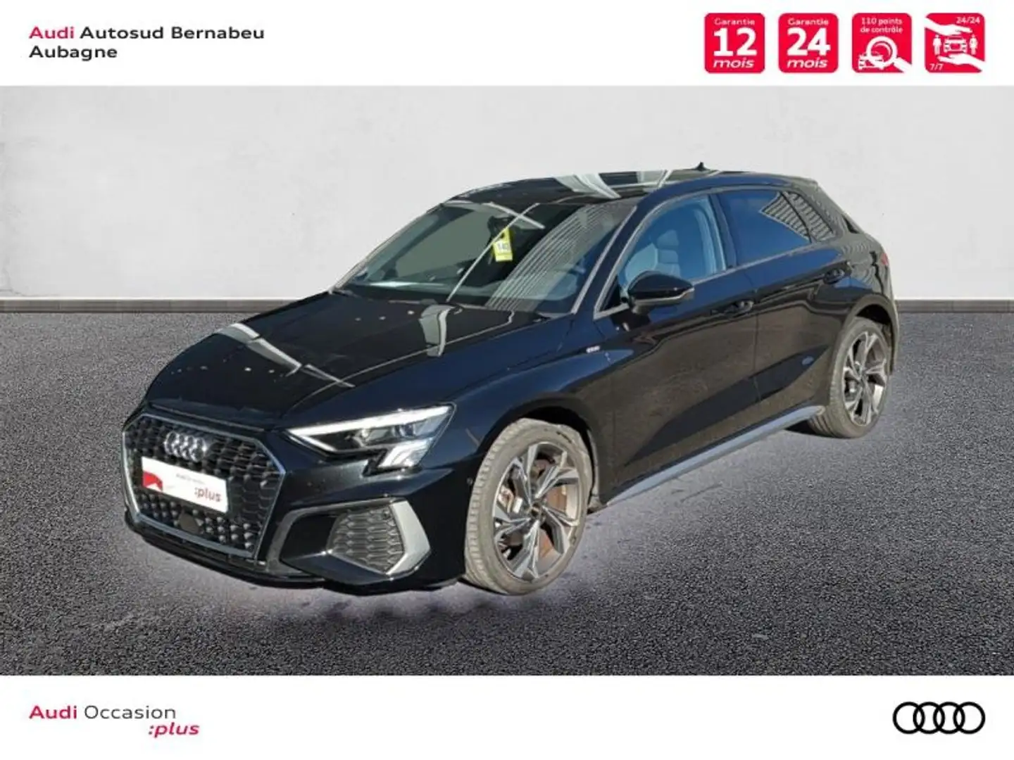 Audi A3 35 TFSI 150ch Mild Hybrid S line S tronic 7 Noir - 1