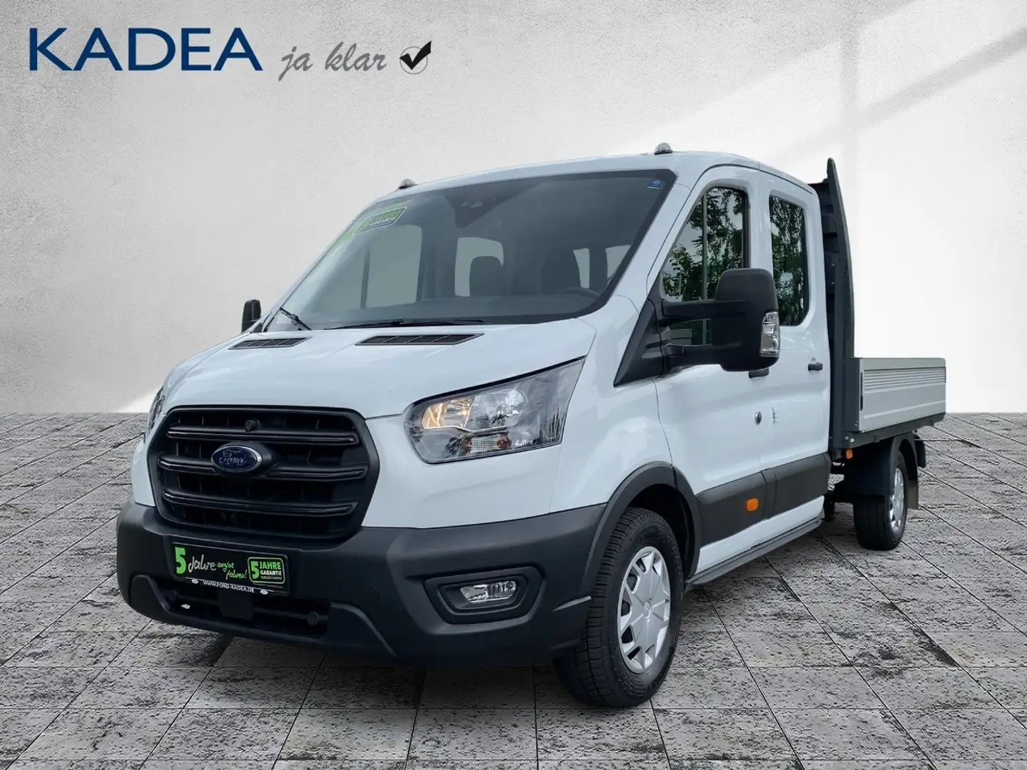 Ford Transit Pritsche Doppelkabine 350 L3 Trend Klima Weiß - 2