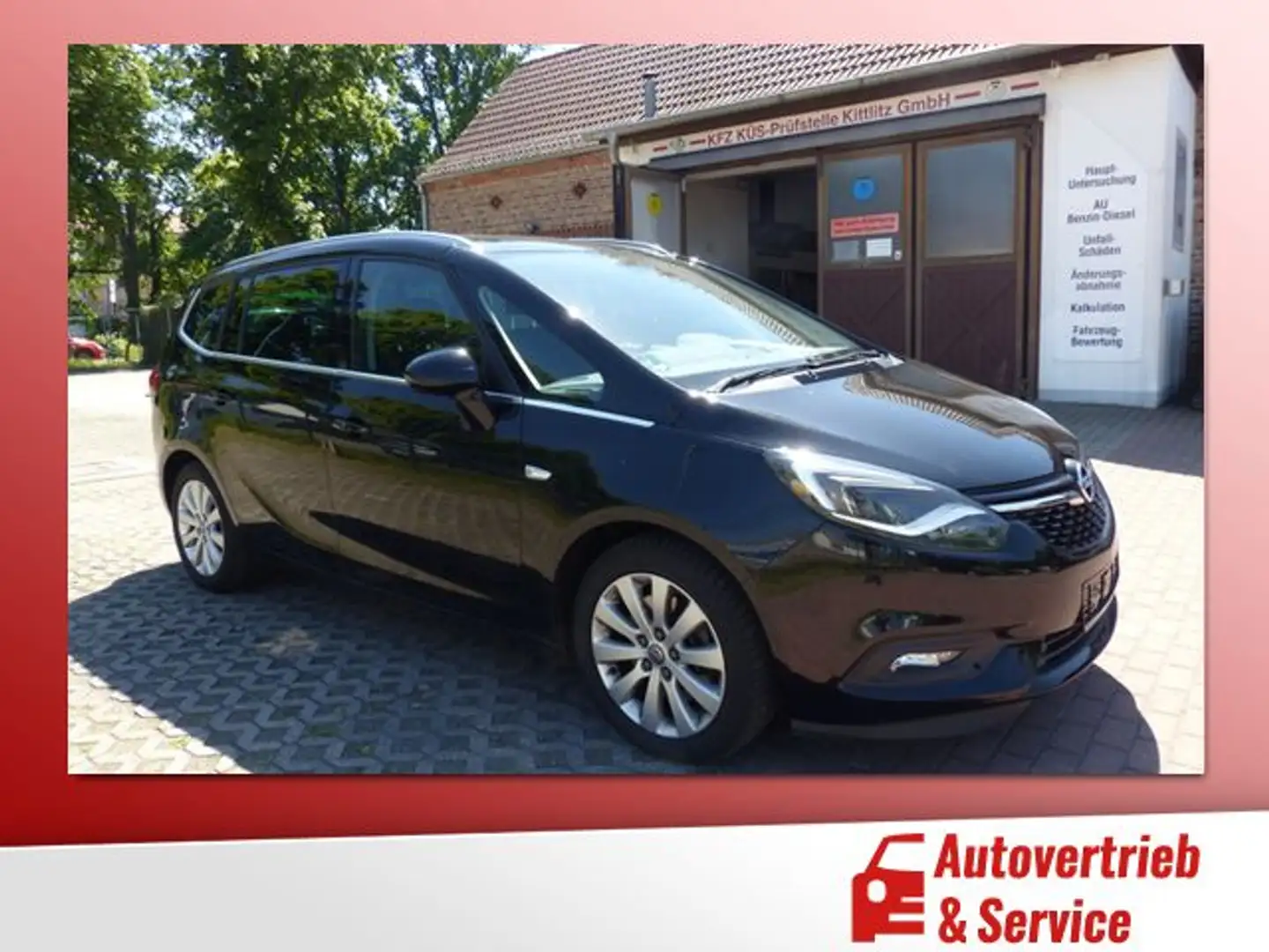Opel Zafira 1.6 SIDI Turbo Autom. 7-Sitze,AHK abnb. Noir - 1