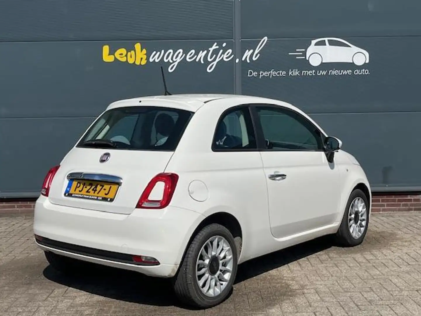Fiat 500 1.0 TwinAir PopStar *airco *cruise *lichtm. *NLaut Blanc - 2