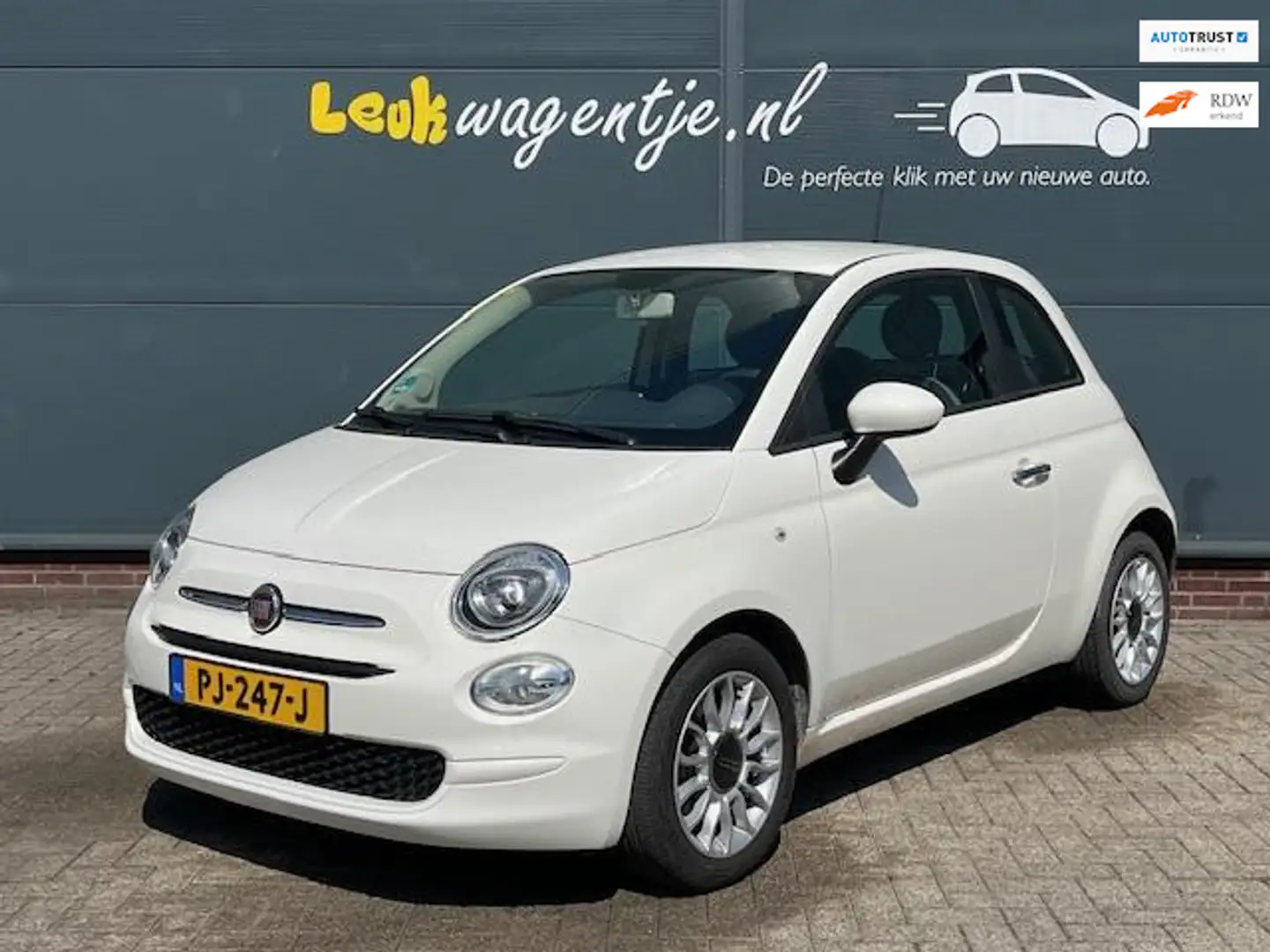 Fiat 500 1.0 TwinAir PopStar *airco *cruise *lichtm. *NLaut Blanc - 1