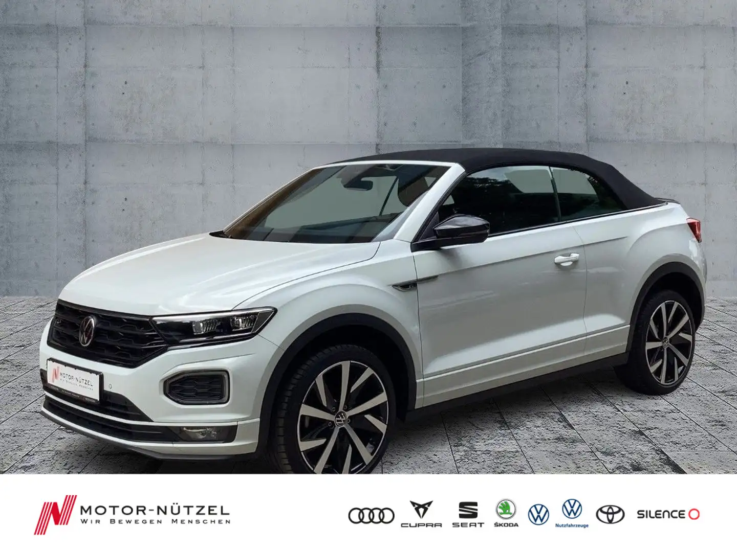 Volkswagen T-Roc 1.5 TSI R-LINE 5JG+LED+NAVI+ACC Weiß - 1