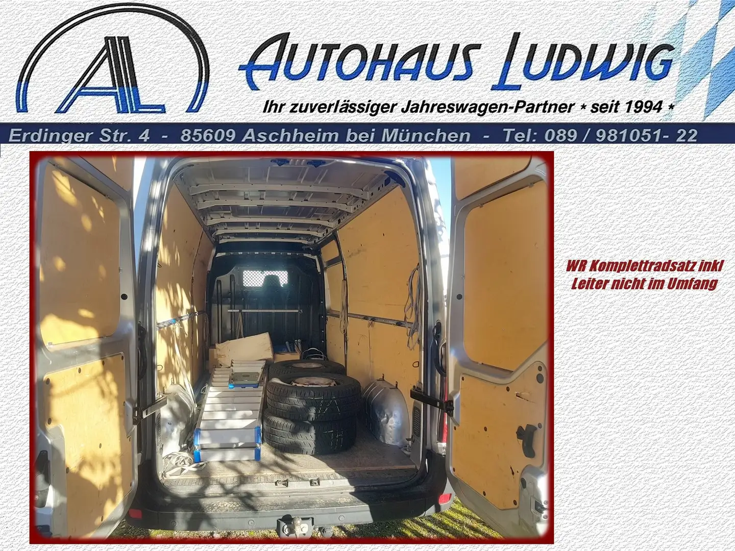 Renault Master 2,3 DCI 145 FAP ENERGY L3H2*1Hd*Klima*AHK* Silber - 2