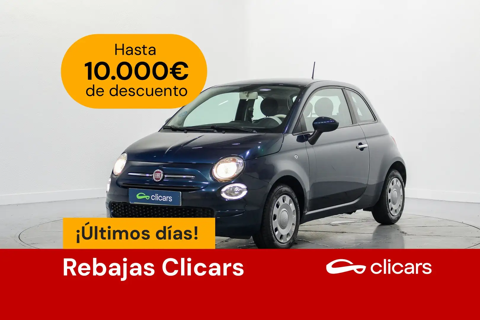 Fiat 500 1.0 Hybrid Cult 52kW Azul - 1