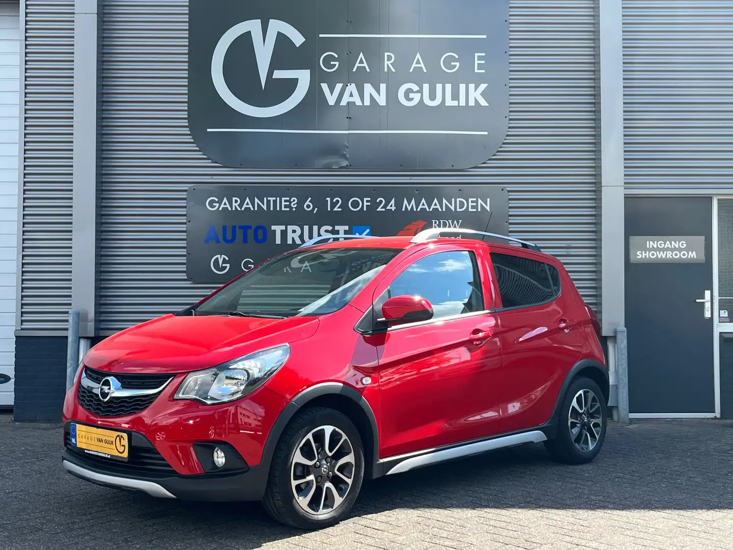Opel Karl 1.0 73PK Rocks Online Edition Airco,Cruise,Navigat Rood - 1