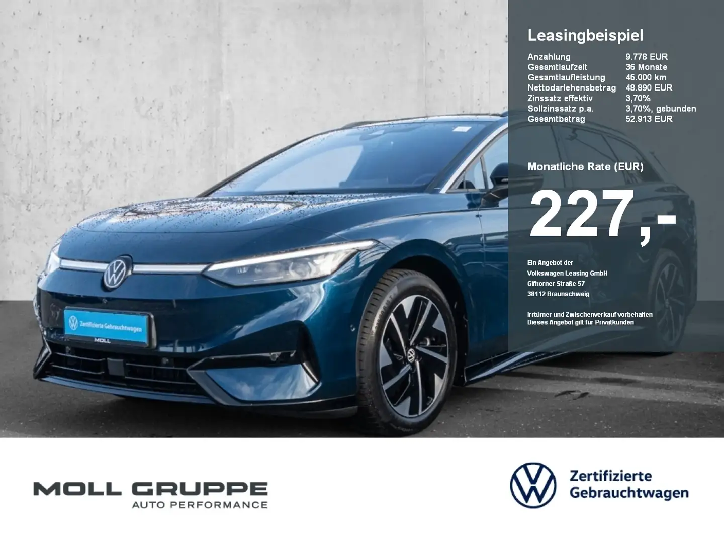 Volkswagen ID.7 .7 Tourer Blau - 1
