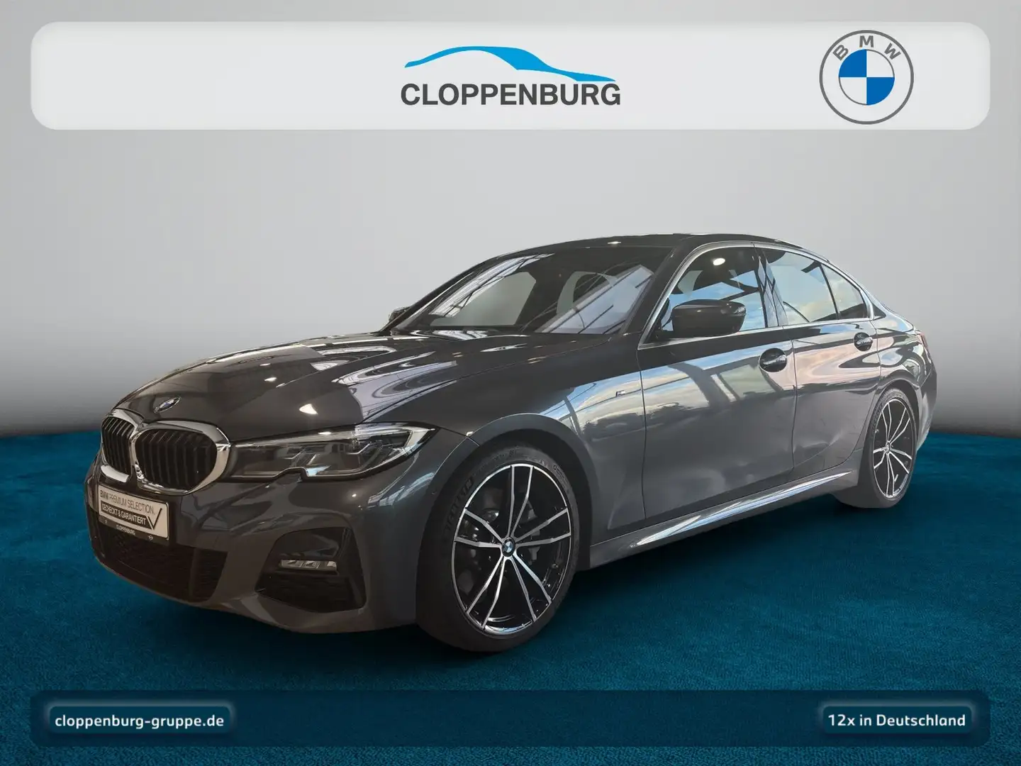 BMW 330 i Limousine M Sportpaket Head-Up+StHz+Navi+BT Grau - 1