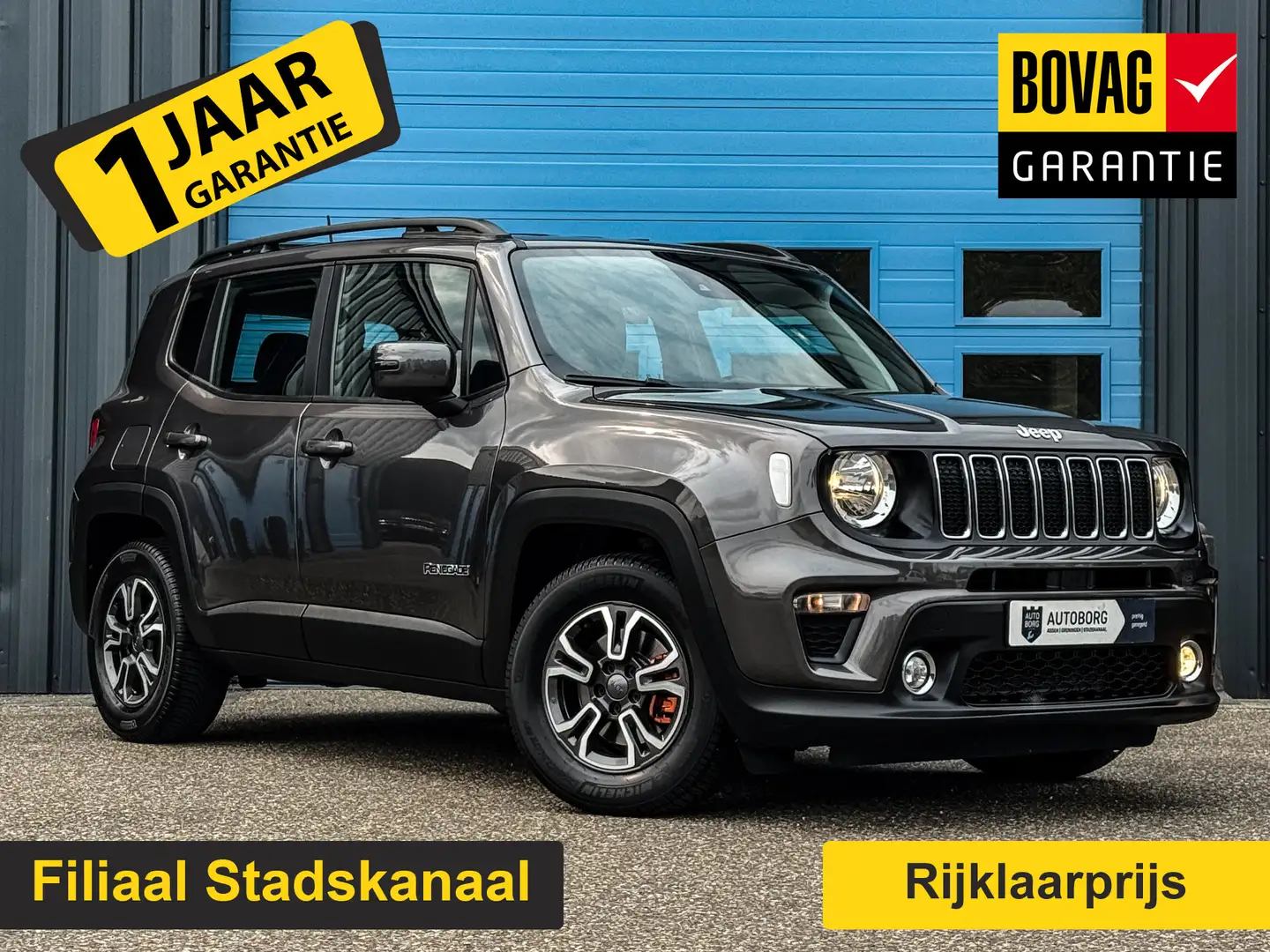 Jeep Renegade 1.3T-e Limited Prijs Inclusief Onderhoud & 12 Maan Grijs - 1