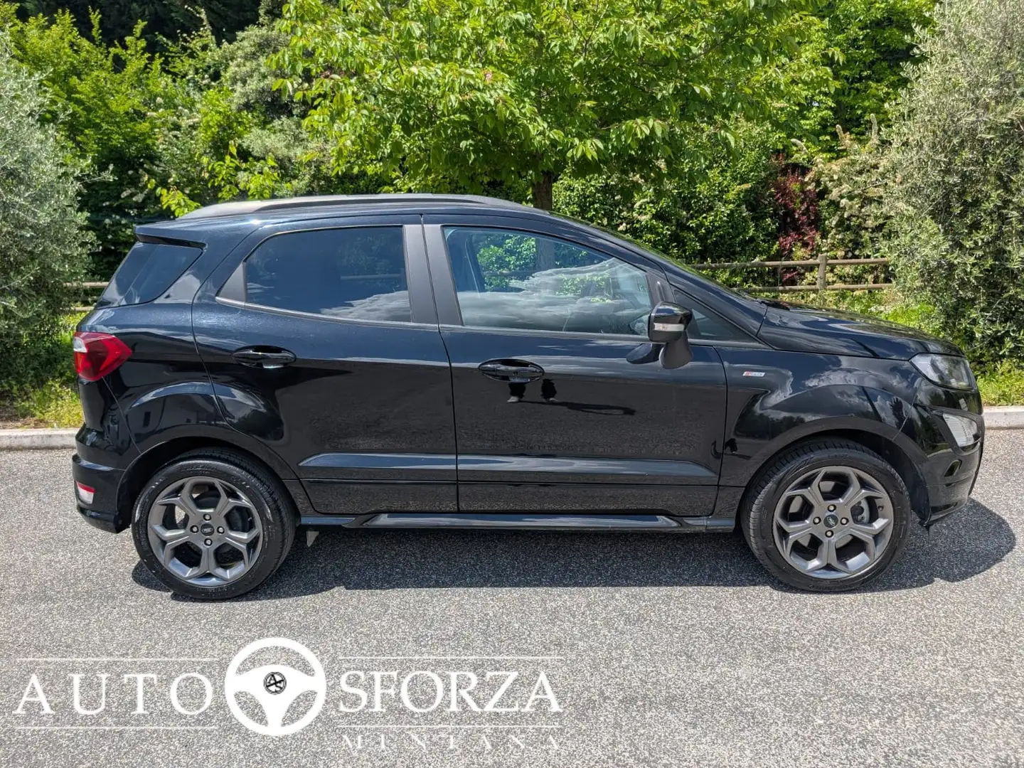 Ford EcoSport 1.0 Ecoboost ST-Line Tagliandata Nazionale E6d Nero - 1