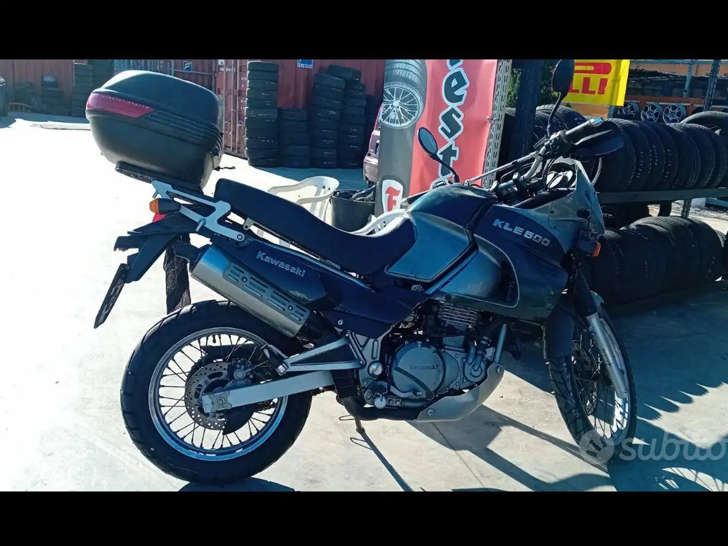 Kawasaki KLE 500 Kék - 2