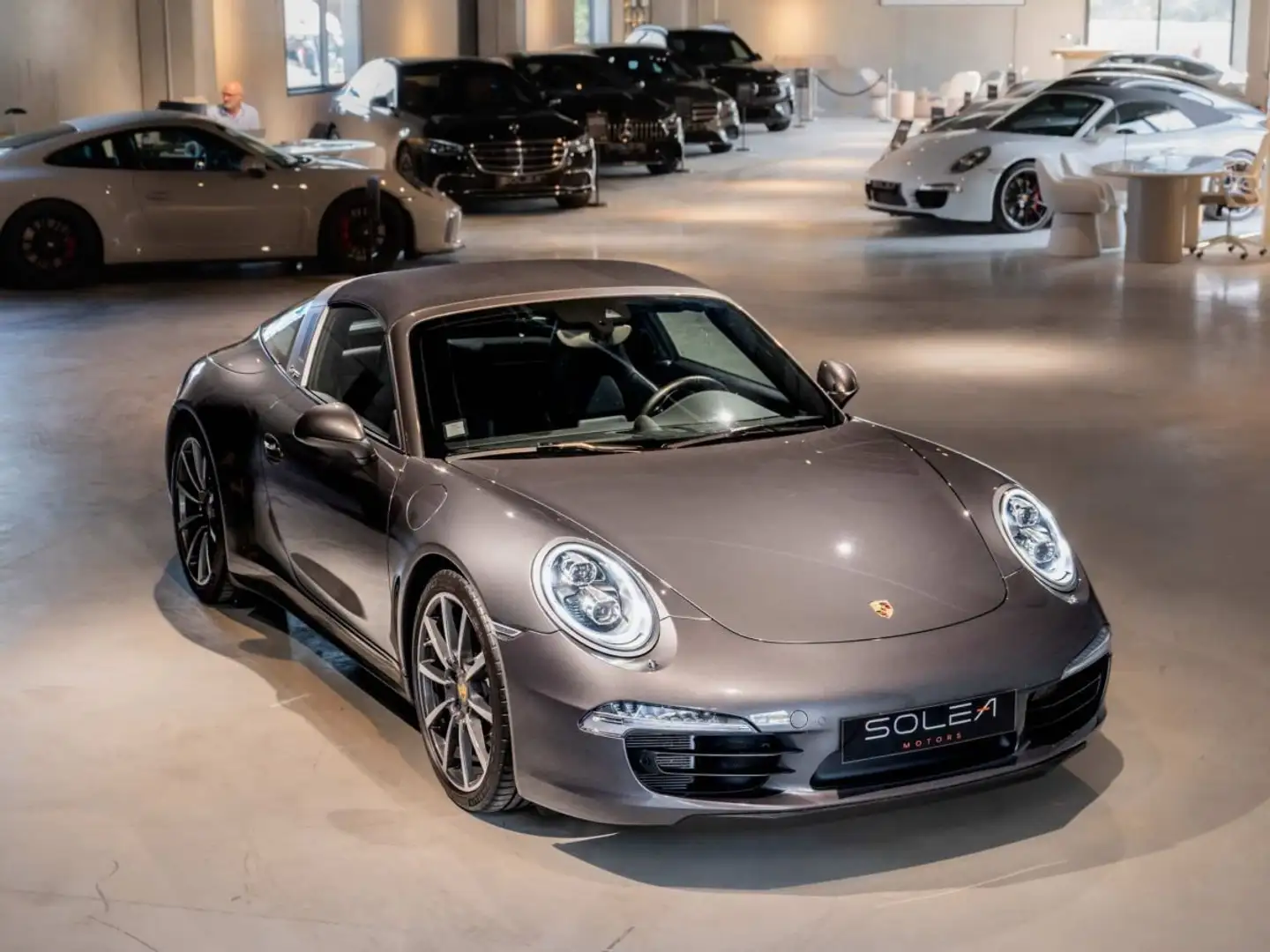 Porsche 991 991 TARGA 4S Gris - 2