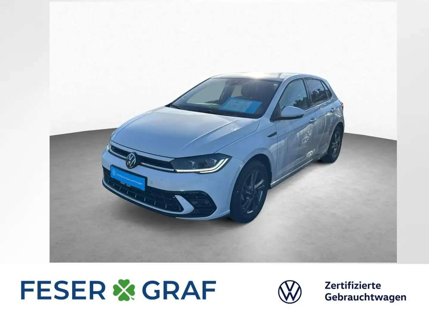 Volkswagen Polo 1.0 TSI R-LINE DSG NAVI ACC MATRIX APP Weiß - 1