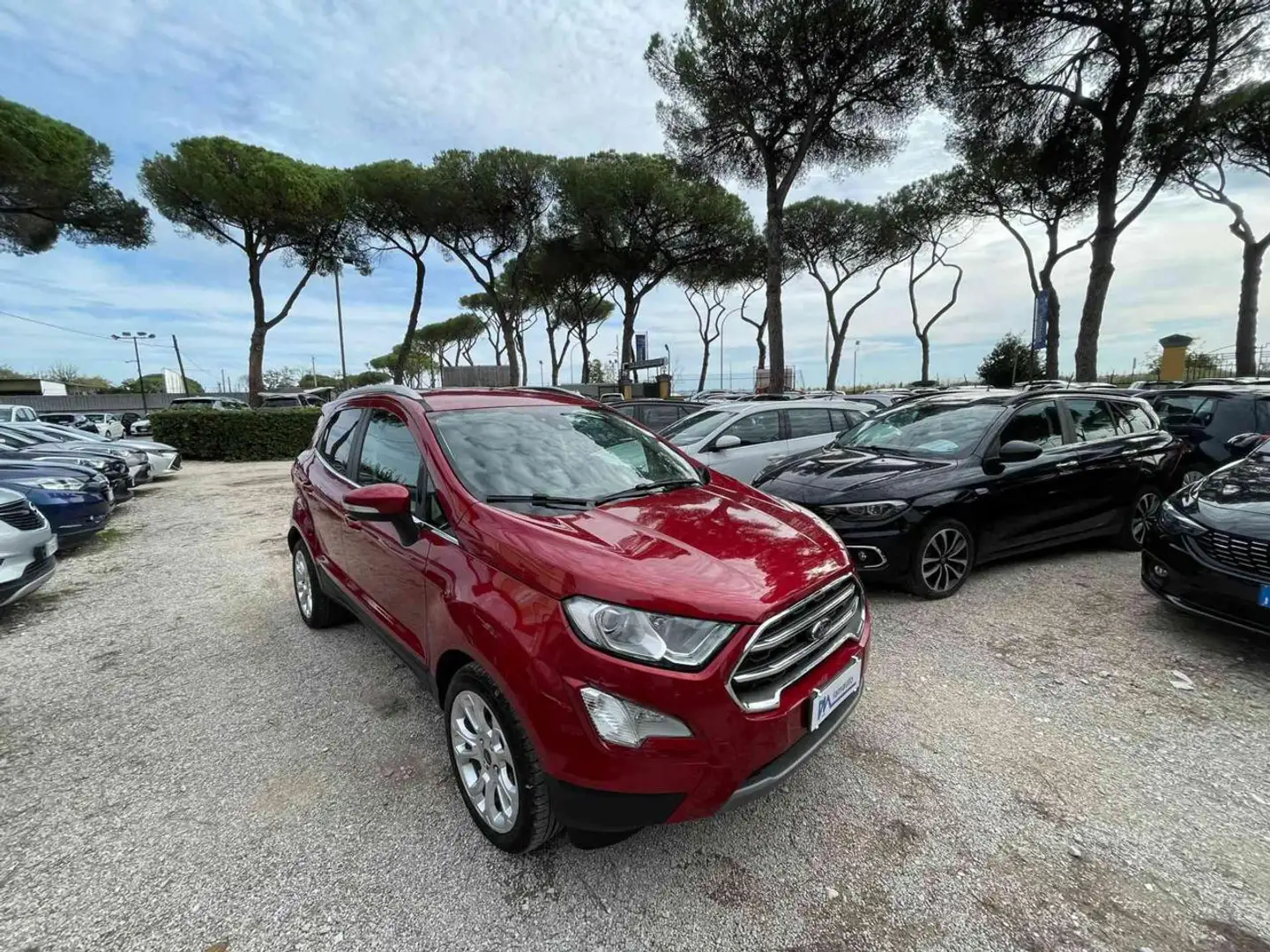 Ford EcoSport 1.2EcoBoost,Bluetooth,CruiseControl,ClimaAuto Red - 1