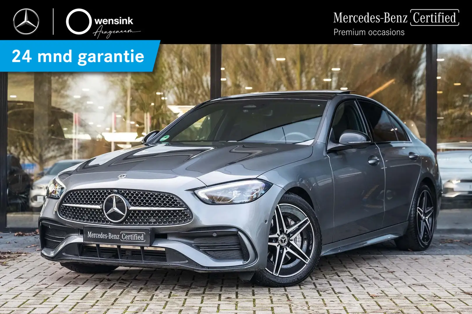 Mercedes-Benz C 180 AMG Line | Panorama-schuifdak | Stoelverwarming | Grigio - 1