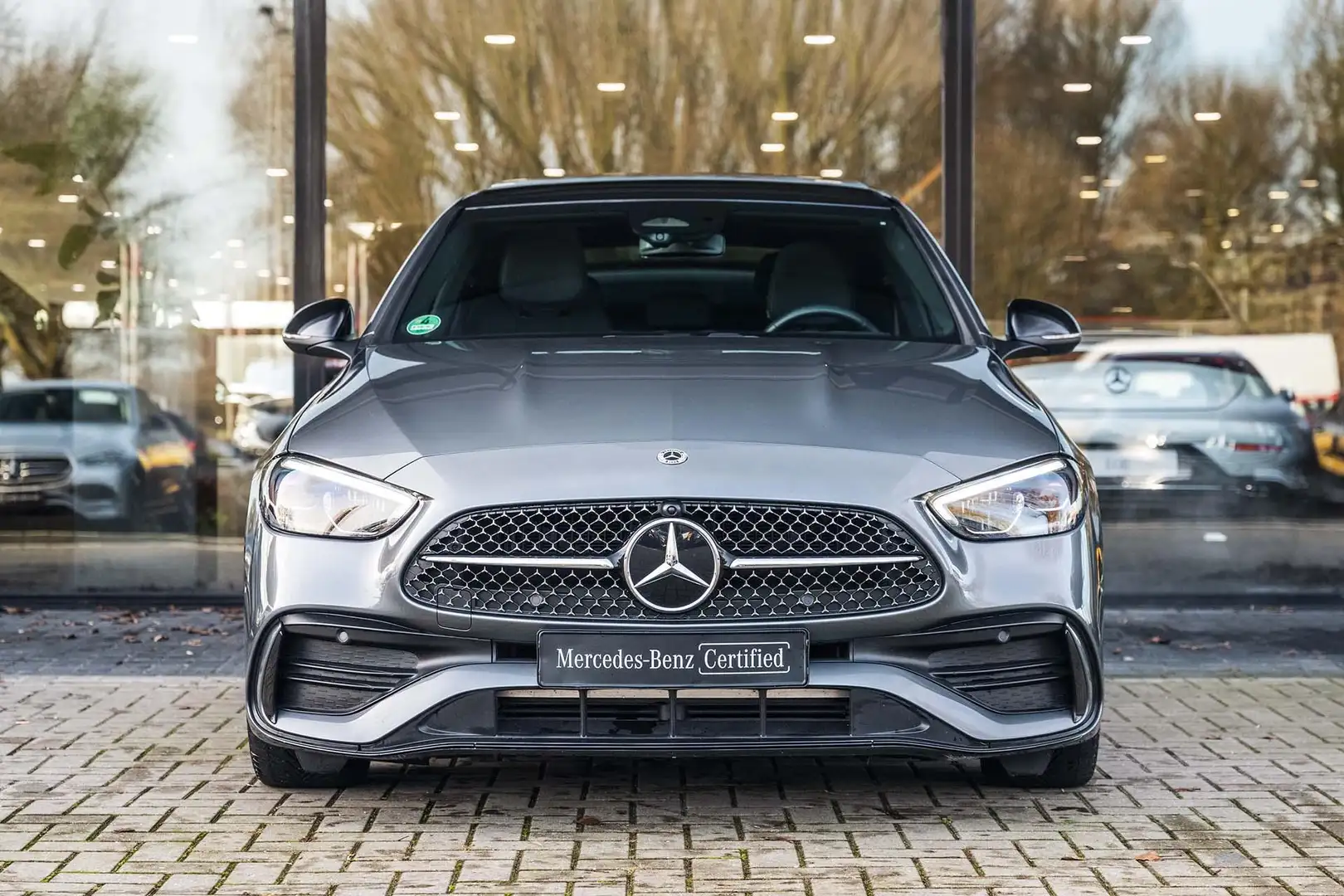 Mercedes-Benz C 180 AMG Line | Panorama-schuifdak | Stoelverwarming | Grigio - 2