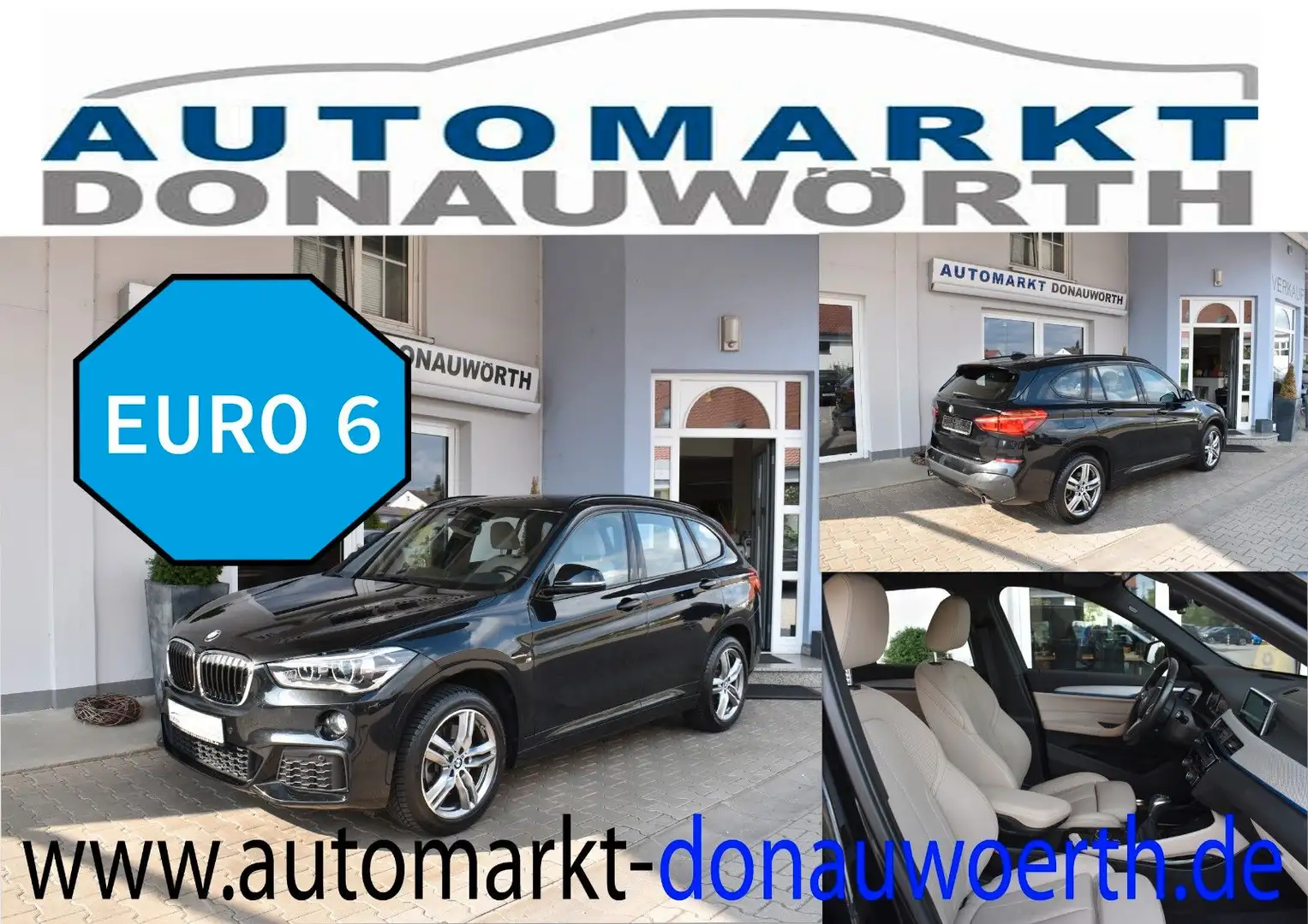 BMW X1 xDrive25d Aut. M Sport Navi Keyless AHK Pano Noir - 1