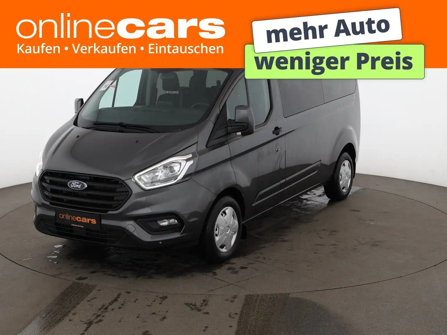 Ford Tourneo Custom Transit  2.0 EcoBlue Trend Aut NAVI Grau - 1