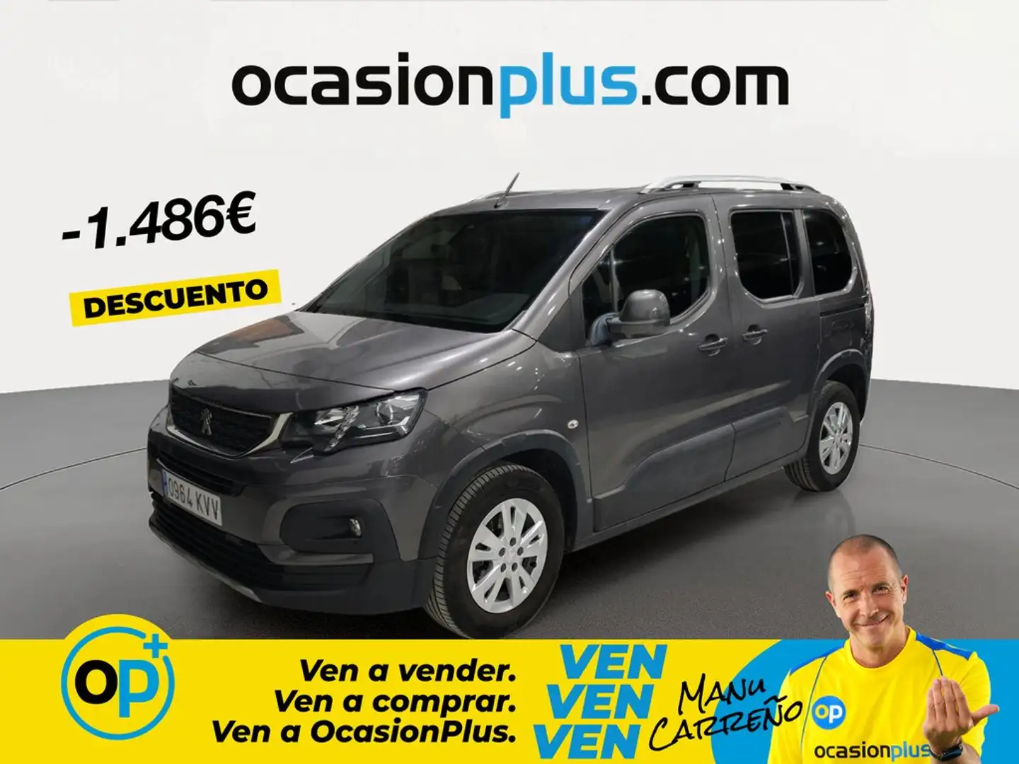 Peugeot Rifter 1.2 PureTech S&S Standard Allure 110 Gris - 1