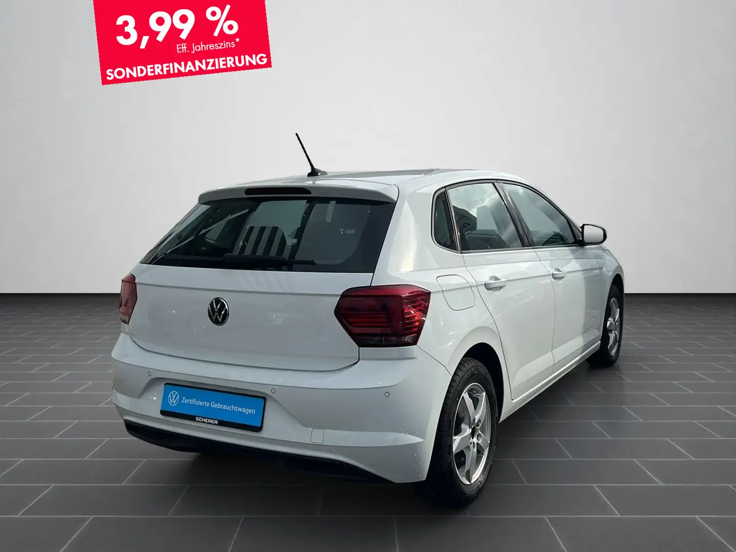 Volkswagen Polo Comfortline 1.0 TSI CARPLAY SHZ ALU PDC Weiß - 2