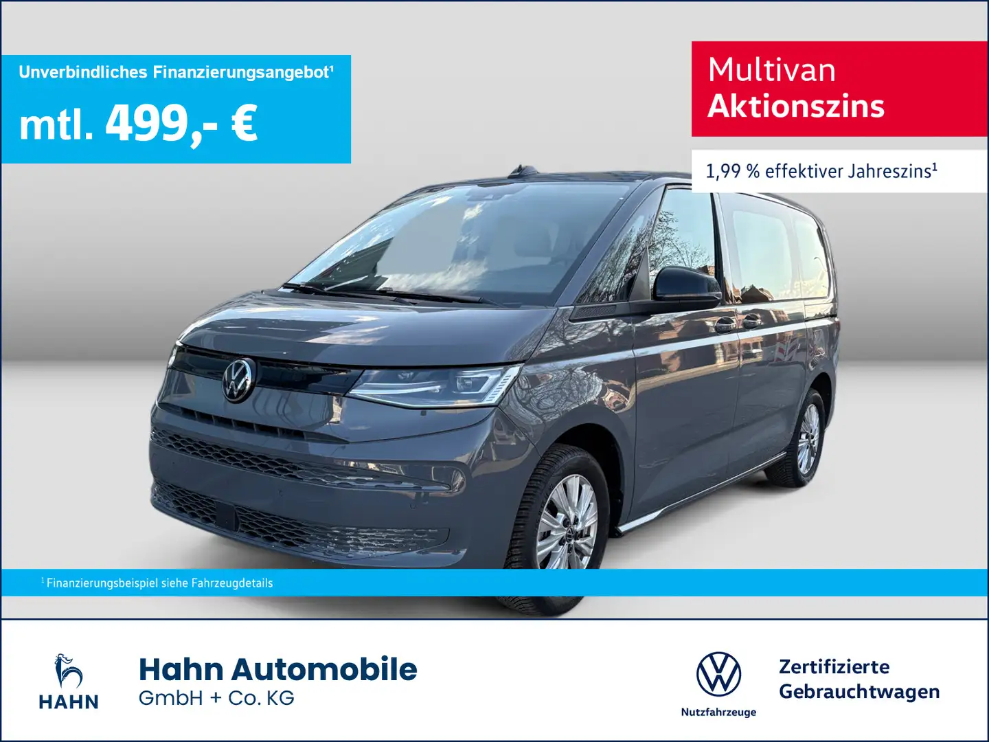 Volkswagen T7 Multivan 1.5 TSI Matrix LED Standheizung Panoram Grau - 1