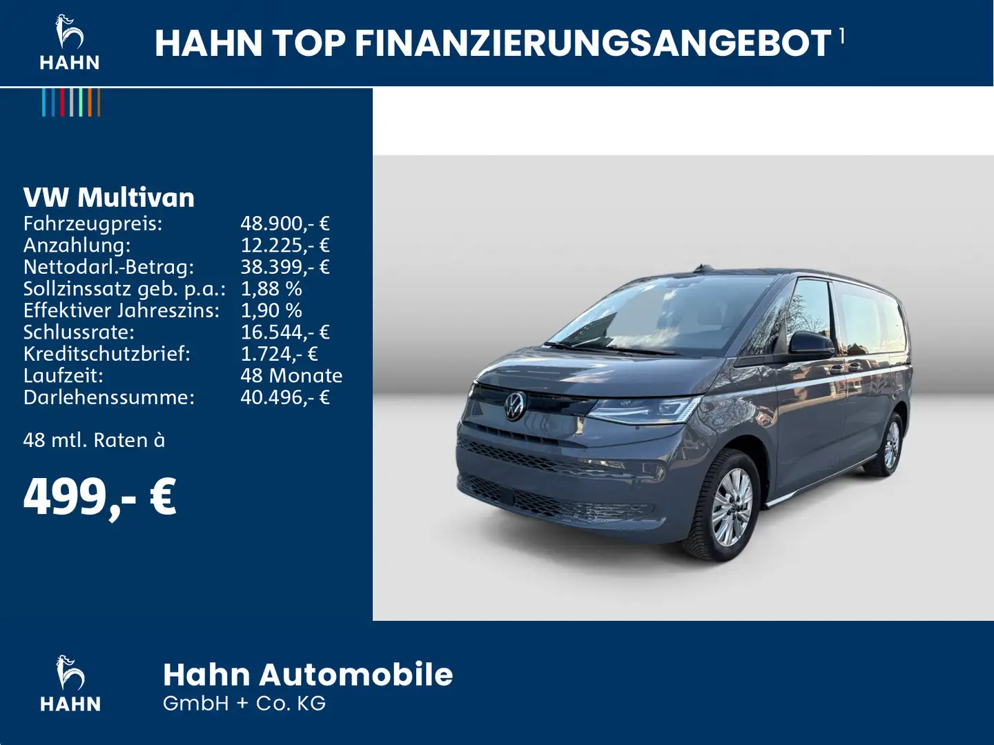 Volkswagen T7 Multivan 1.5 TSI Matrix LED Standheizung Panoram Grau - 2