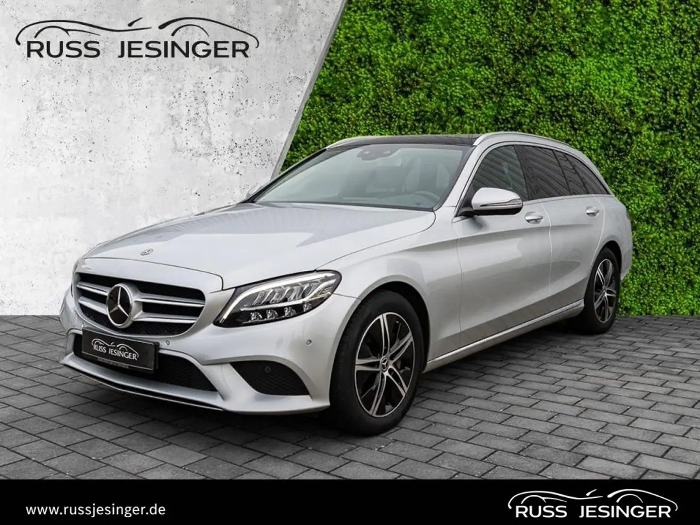 Mercedes-Benz C 300 d T-Modell KAM+StHzg+ACC+PANO+ABC+AHK+LED Zilver - 1
