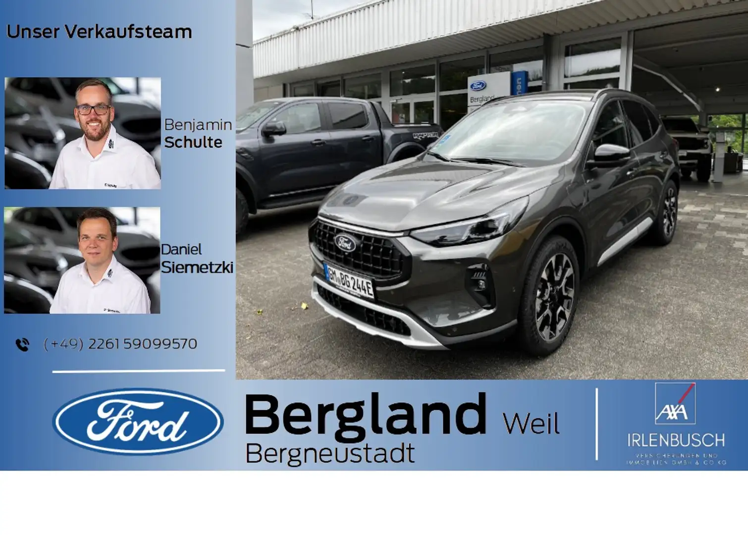 Ford Kuga ACTIVE X 2,5 PHEV 243PS Automatik Gris - 1