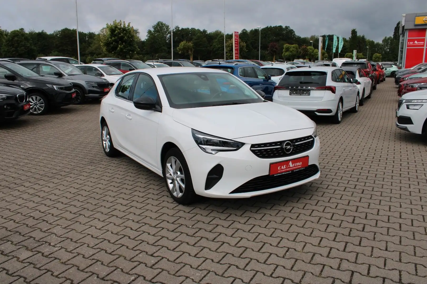 Opel Corsa F 1.2 Elegance*1.Hand*Klima*Tempomat* Wit - 1