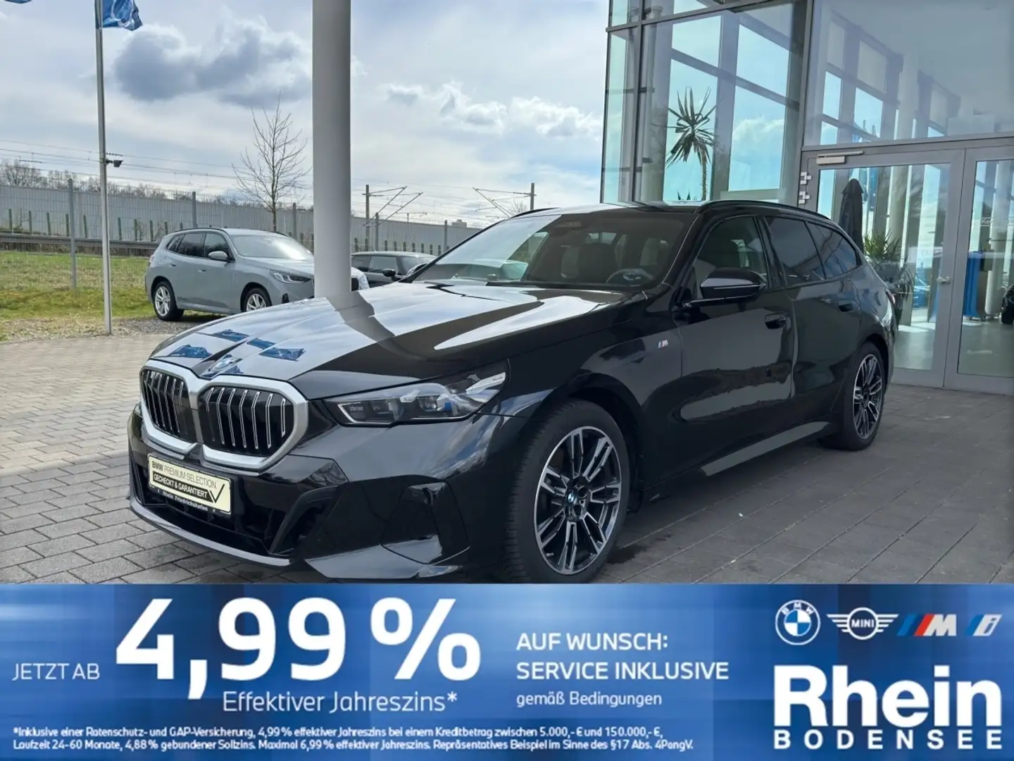 BMW 520 d xDrive Touring M Sport AHK Sitzklima ACC Schwarz - 1