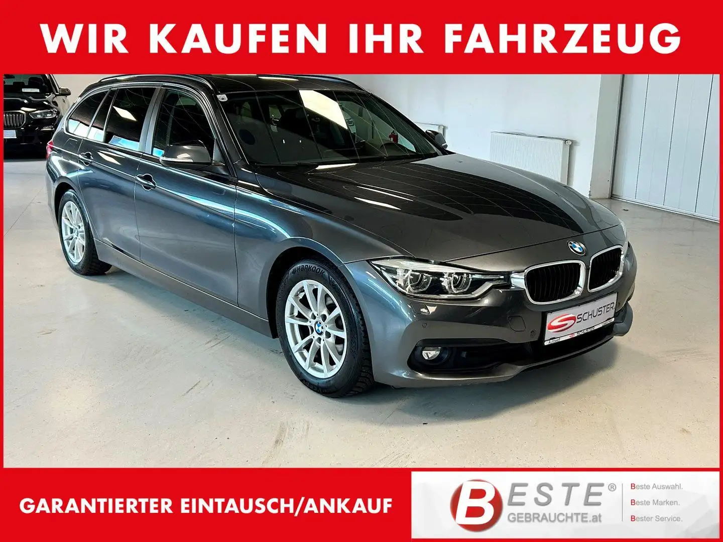 BMW 318 d Touring Aut. Advantage *M-Sportfahrwerk* Grau - 1