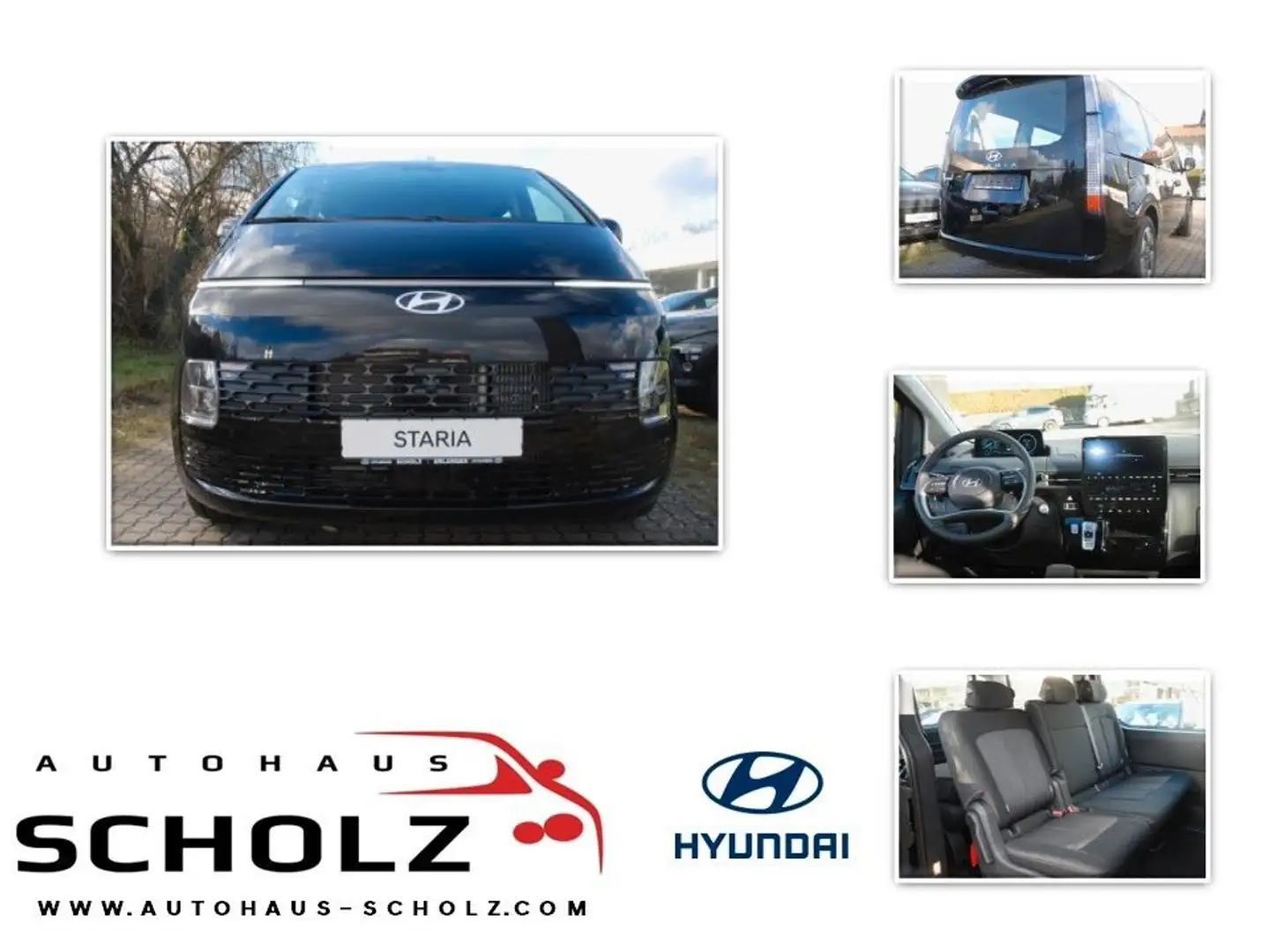 Hyundai STARIA 1,6 T Hybrid Trend Park- Easy-Access-Pake Schwarz - 1