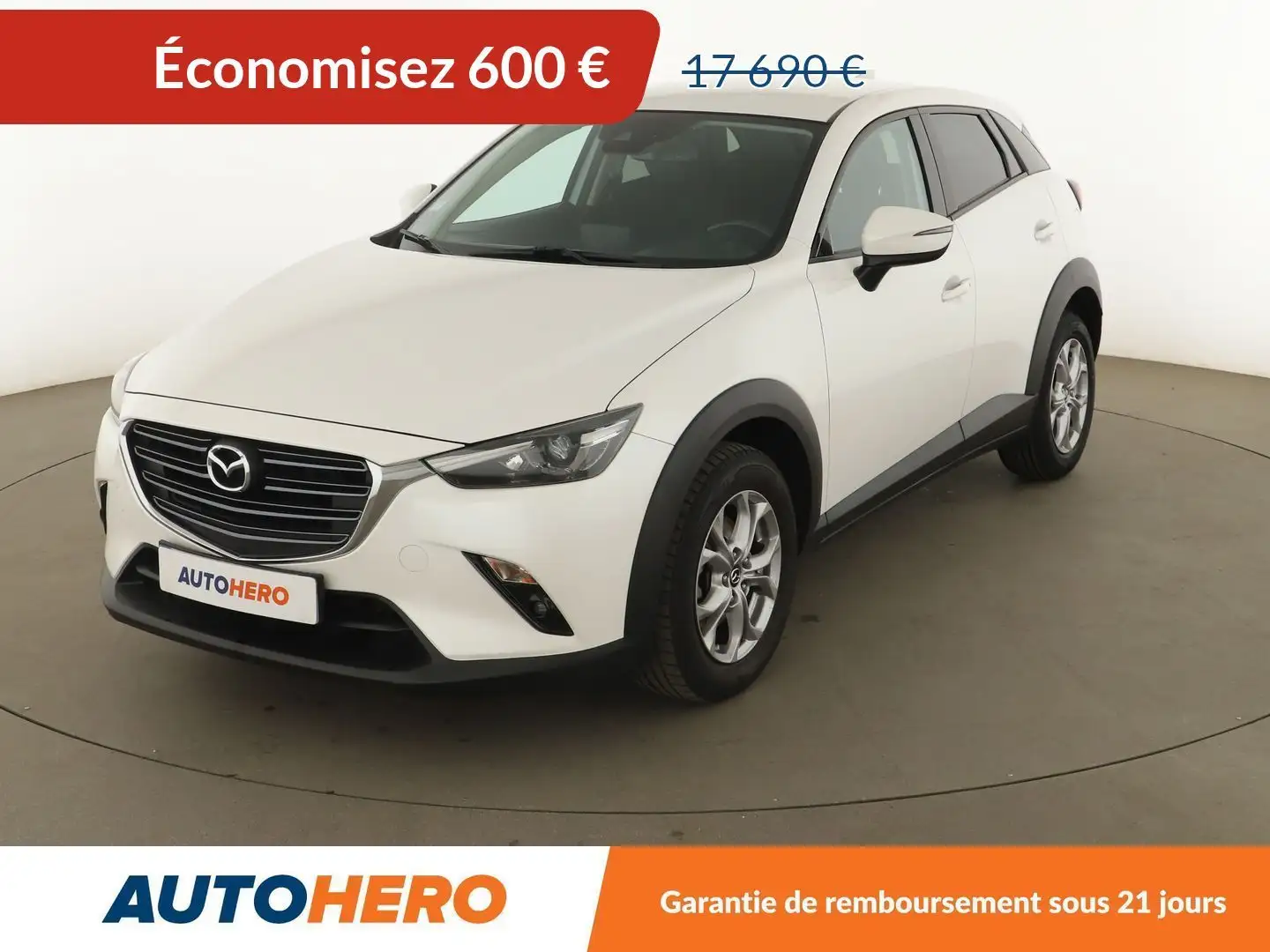 Mazda CX-3 2.0 Skyactiv-G Dynamique Blanc - 1
