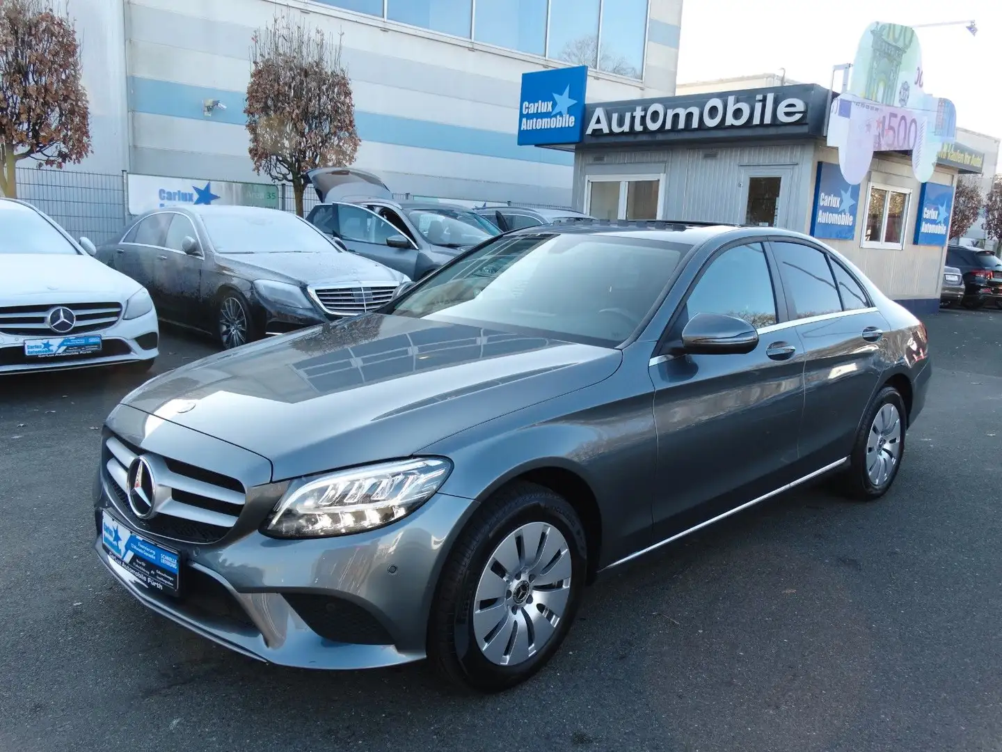 Mercedes-Benz C 200 9G-BURMEISTER*LEDER*LED*KAM*PANO.AHK Grau - 1