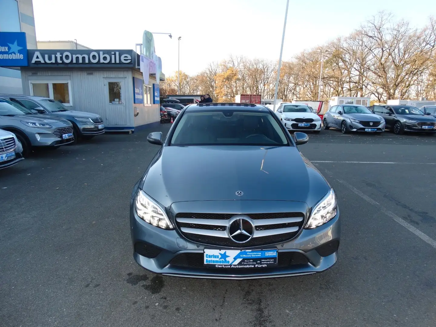 Mercedes-Benz C 200 9G-BURMEISTER*LEDER*LED*KAM*PANO.AHK Grau - 2