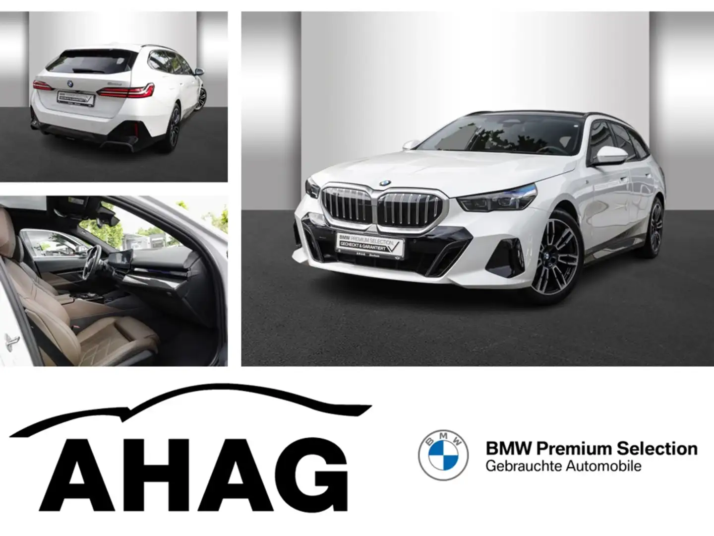 BMW 520 d Touring M Sportpaket Panorama Standhzg. AHK Weiß - 1