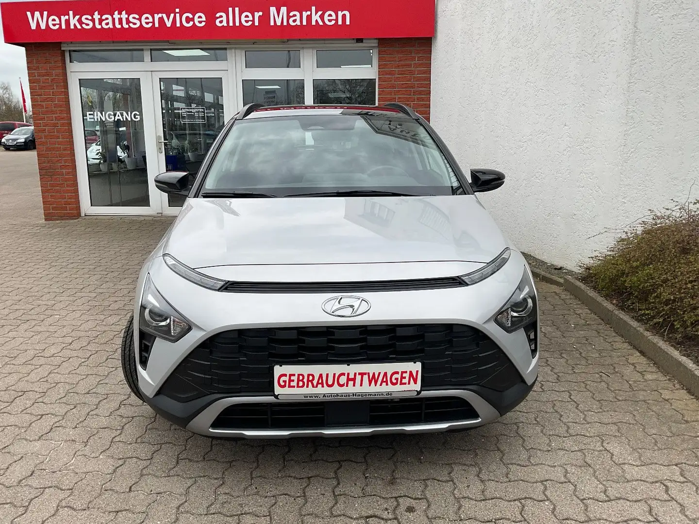 Hyundai BAYON Bayon 1.0 T-GDI 48V-M-Hybrid Comfort TT*R-Kamera Silber - 2