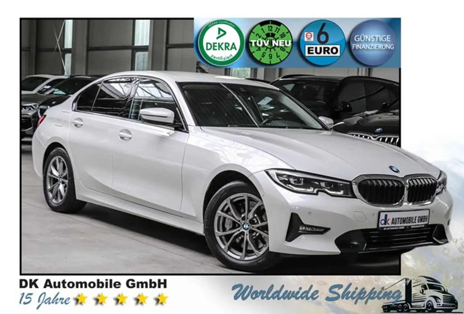 BMW 330 d xDrive Aut./SPORT LINE///M LENKRAD/KAMERA/ Blanc - 1