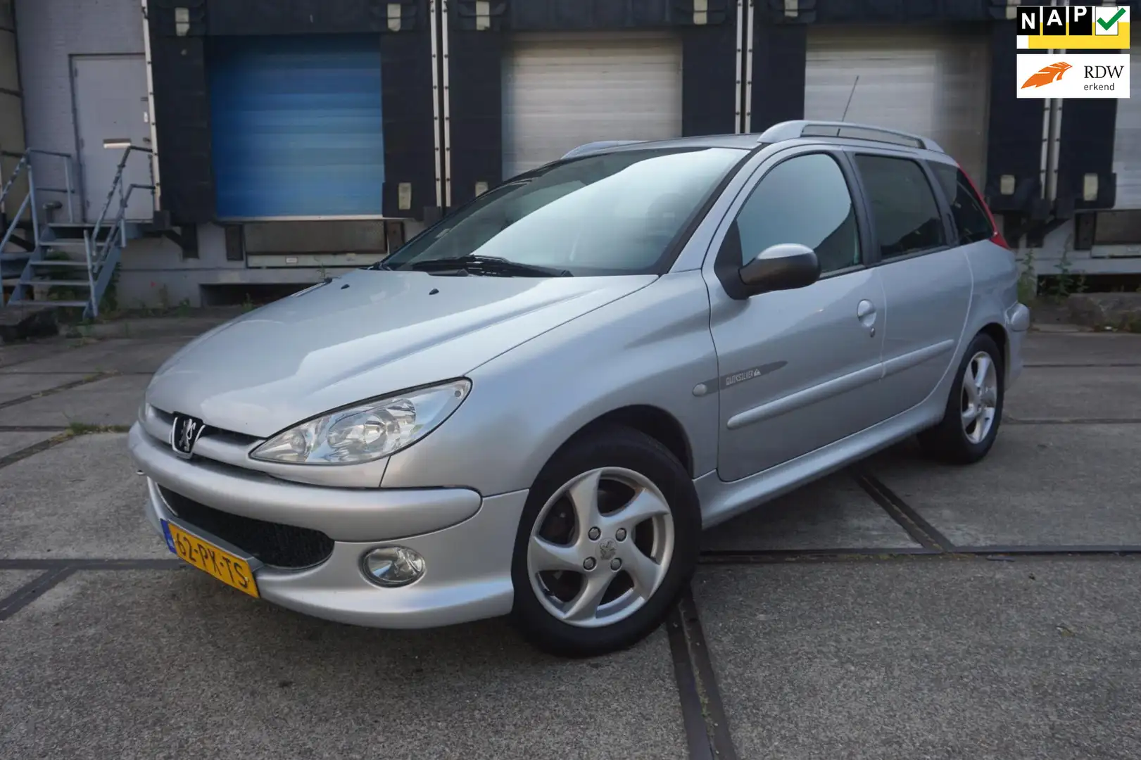 Peugeot 206 SW 1.6-16V Griffe * Airco * Grijs - 1