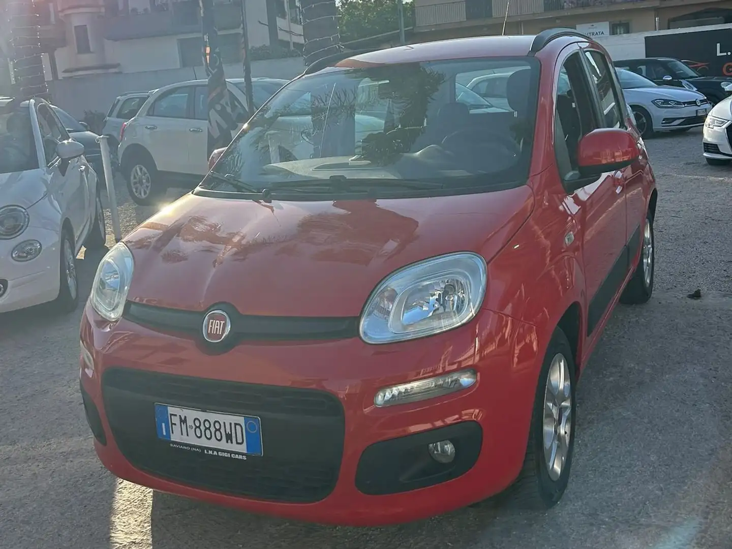 Fiat Panda Panda 1.2 Lounge easypower Gpl 69cv Rouge - 1