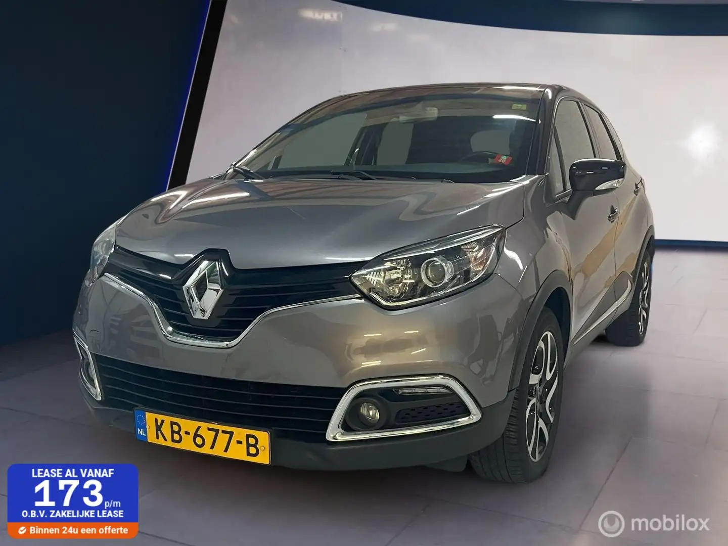 Renault Captur 0.9 TCe Dynamique ✓PDC✓Camera✓Navi✓Cruise Grijs - 1
