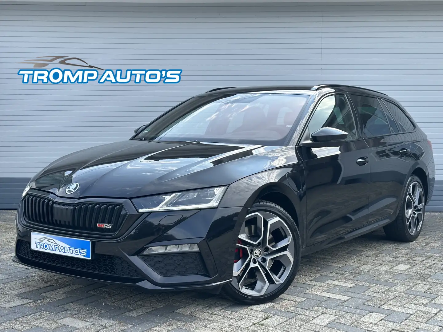 Skoda Octavia Combi 1.4 TSI RS iV PHEV|ACC|LEER|KEYLESS|CANTON|M Zwart - 1