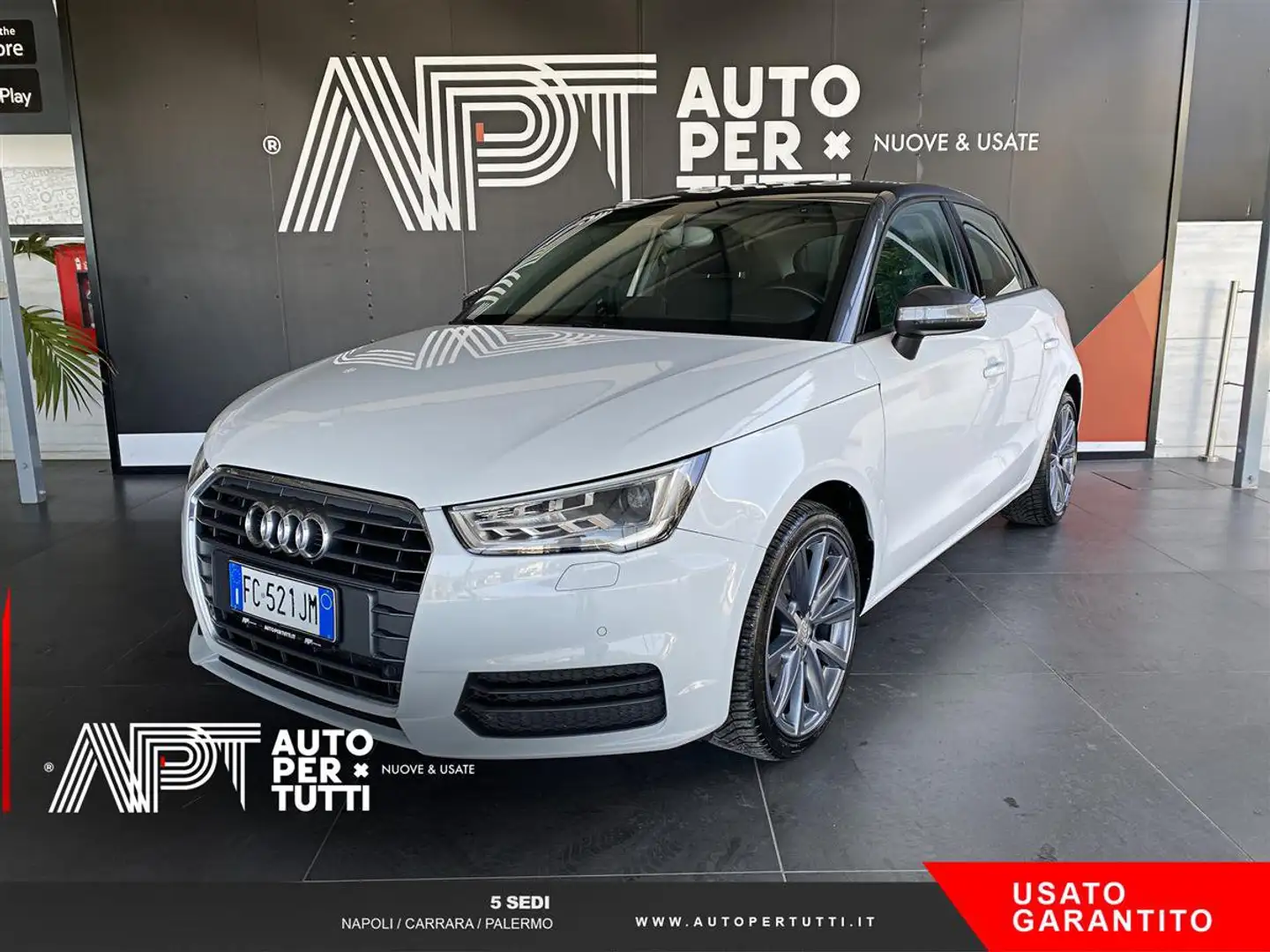 Audi A1 A1 Sportback 1.4 tdi Metal ultra Bianco - 1