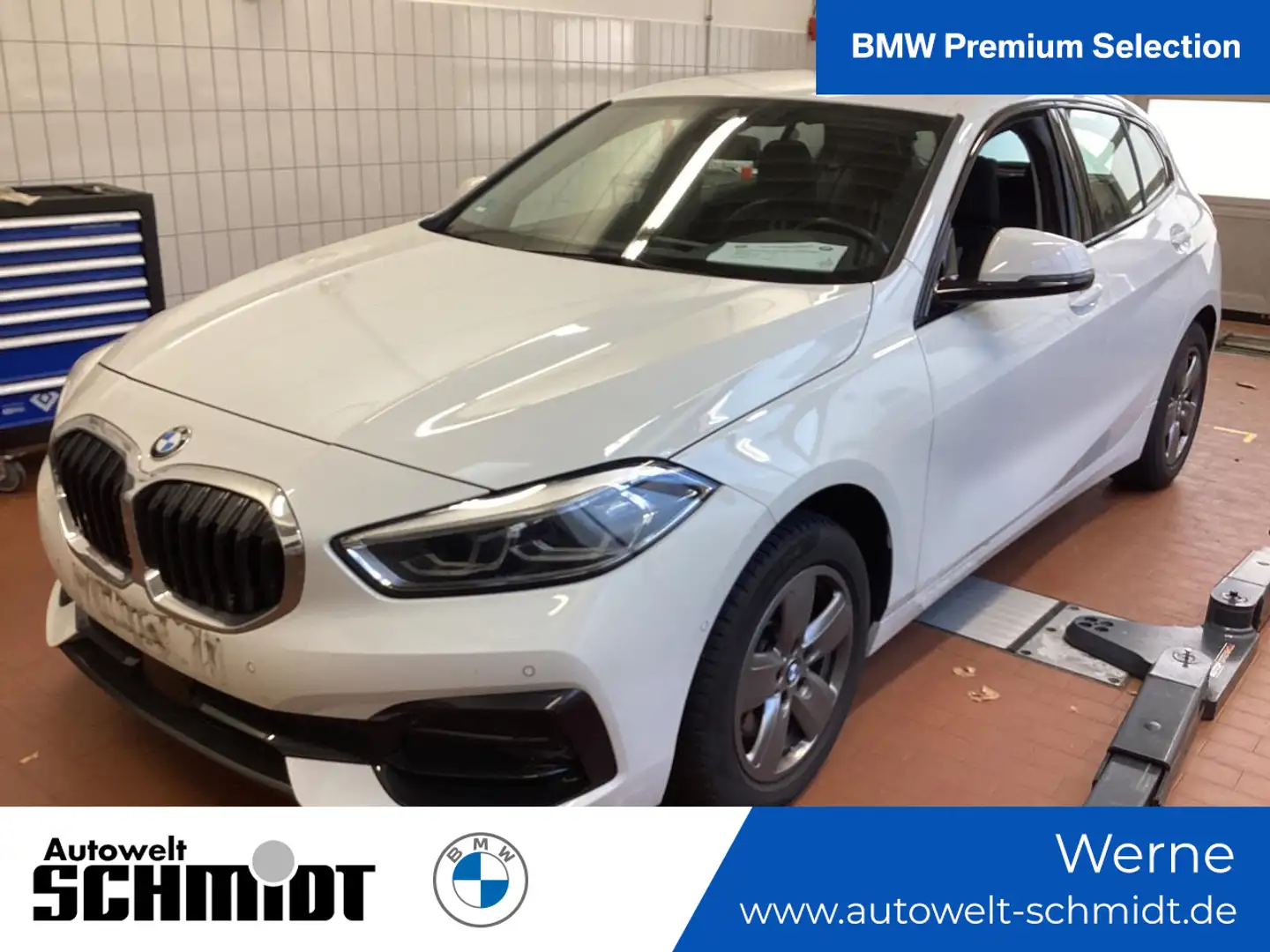 BMW 118 i Sport Line + 2Jahre-BPS.-GARANTIE Weiß - 1