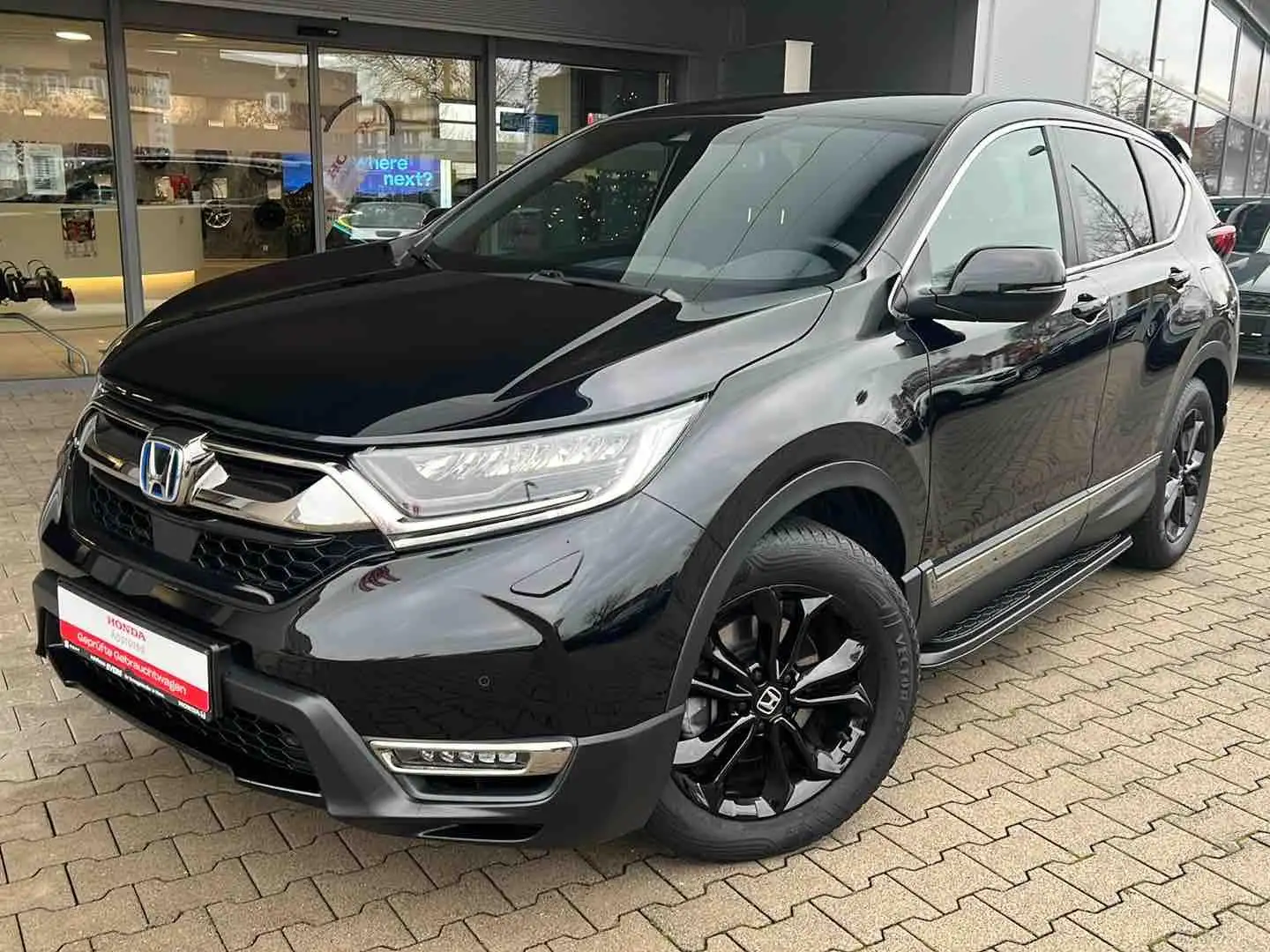 Honda CR-V Hybrid 2.0 Sport Line Plus Paket Leder Navi Zwart - 1