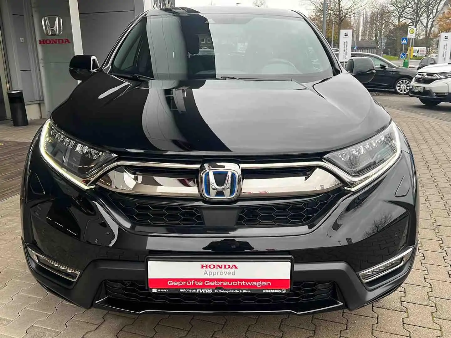 Honda CR-V Hybrid 2.0 Sport Line Plus Paket Leder Navi Zwart - 2